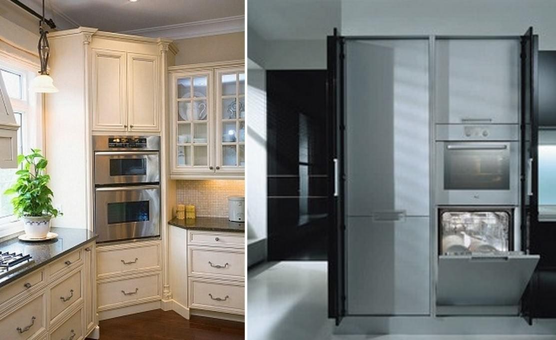 Пенал с техникой. Встроенный холодильник на кухне. Кухонный пенал с холодильником. Шкаф под холодильник. Встроенный холодильник в пенале.